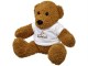 Изображение Плюшевый медведь с футболкой коричневый
