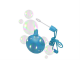 Изображение Круглый диспенсер для мыльных пузырей синий