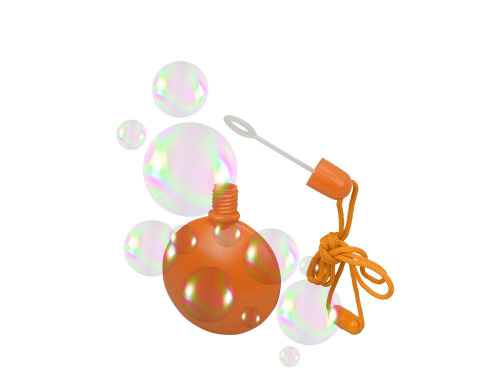 Изображение Круглый диспенсер для мыльных пузырей оранжевый