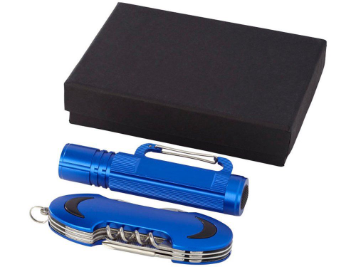 Изображение Подарочный набор Ranger:фонарик, нож, синий