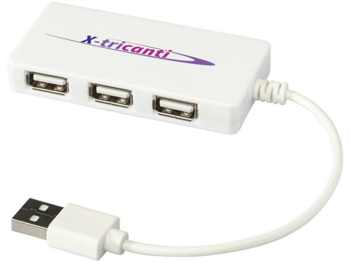 Изображение USB Hub на 4 порта Brick белый