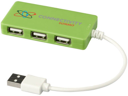 Изображение USB Hub на 4 порта Brick лайм