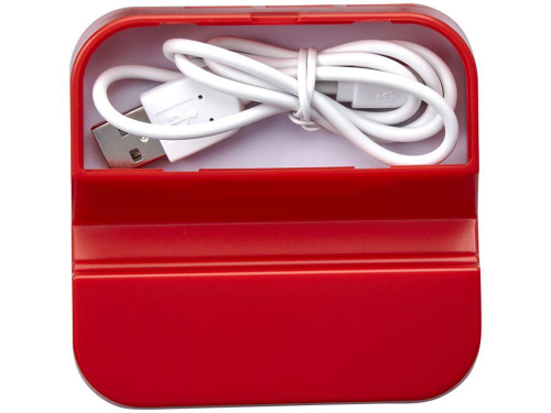 Изображение Подставка для телефона-USB Hub Hopper красная