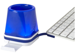 Настольный USB Hub Shine 4 в 1 ярко-синий