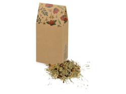 In Bloom чай на основе трав и плодов с лемонграссом и мятой, 60 г светло-коричневый