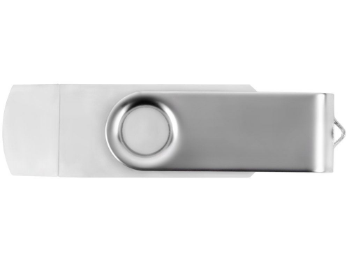 Изображение USB/micro USB-флешка на 16 Гб Квебек OTG белый