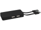 Изображение USB Hub Grid с двойными кабелями черный
