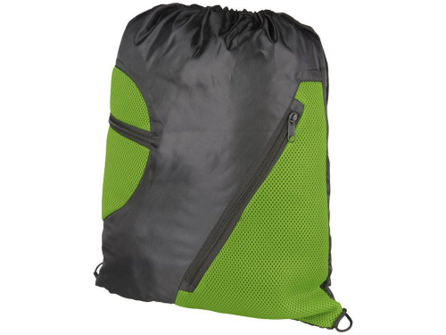 Изображение Спортивный рюкзак из сетки на молнии лайм
