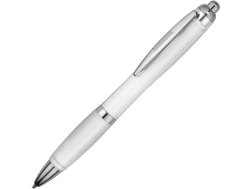 Изображение Ручка пластиковая шариковая Nash белая