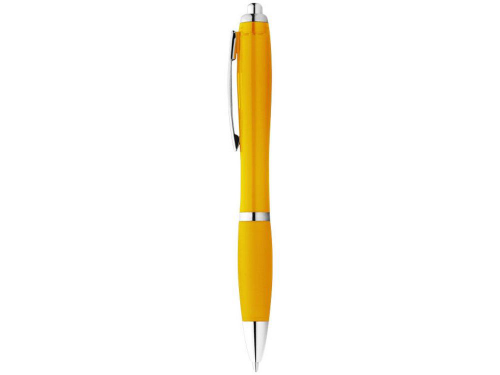 Изображение Ручка пластиковая шариковая Nash желтая