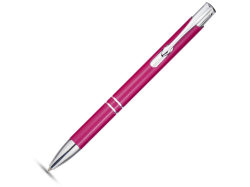 Ручка металлическая шариковая Moneta розовая