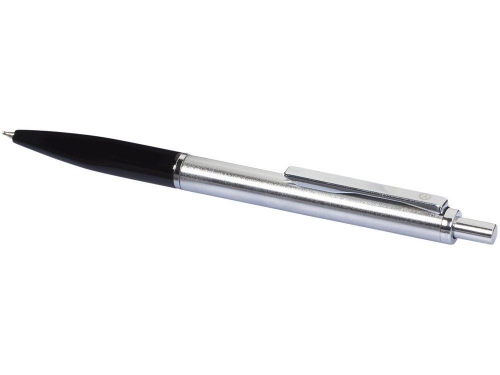 Изображение Ручка металлическая шариковая Dot серебристо-черная