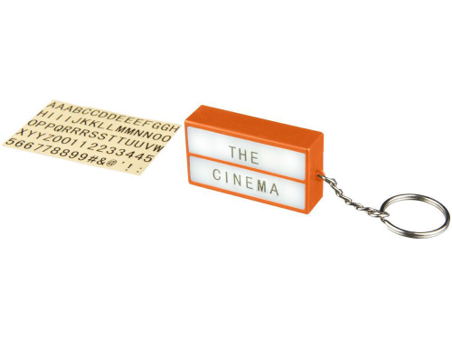 Изображение Брелок - фонарик Cinema оранжевый