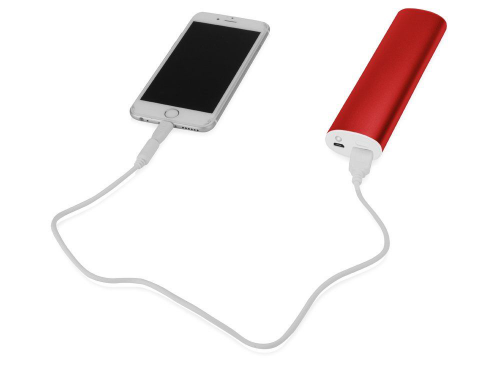 Изображение Портативное зарядное устройство Спайк, 8000 mAh красное, металл