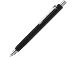 Ручка металлическая шариковая шестигранная Six черная