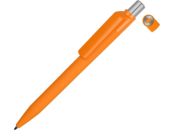 Ручка пластиковая шариковая ON TOP SI GUM soft-touch оранжевая