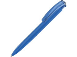 Ручка пластиковая шариковая трехгранная TRINITY K transparent GUM soft-touch cиняя