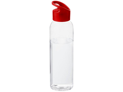 Изображение Бутылка Sky прозрачная, с красной крышкой