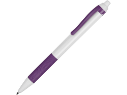 Ручка пластиковая шариковая Centric с грипом фиолетовая