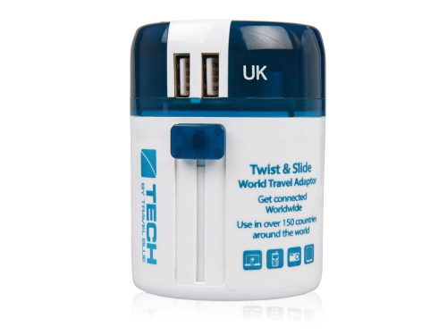 Изображение Адаптер с 2-мя USB-портами Twist & Slide