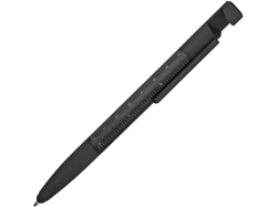Ручка-стилус металлическая шариковая Multy с грипом черная