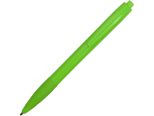 Изображение Ручка пластиковая шариковая Diamond с грипом зеленое яблоко