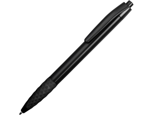 Изображение Ручка пластиковая шариковая Diamond с грипом черная