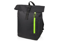 Рюкзак-мешок Hisack, черный- зеленое яблоко