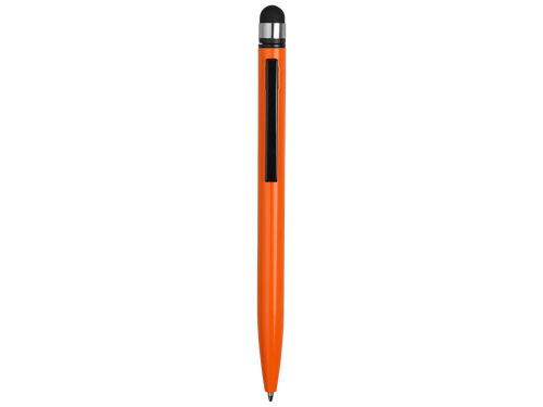 Изображение Ручка-стилус металлическая шариковая Poke оранжевая