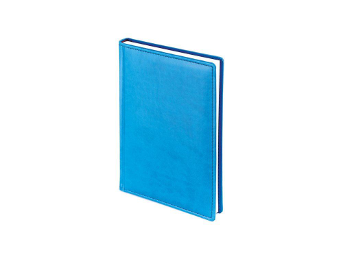 Изображение Ежедневник недатированный А5 Velvet синий, искусственная кожа