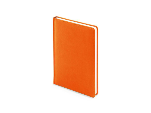 Изображение Ежедневник недатированный А5 Velvet оранжевый, искусственная кожа