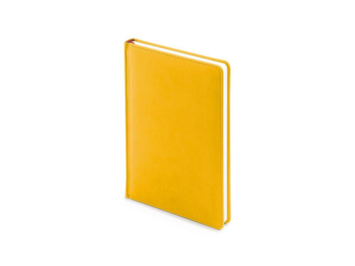Изображение Ежедневник недатированный А5 Velvet желтый, искусственная кожа
