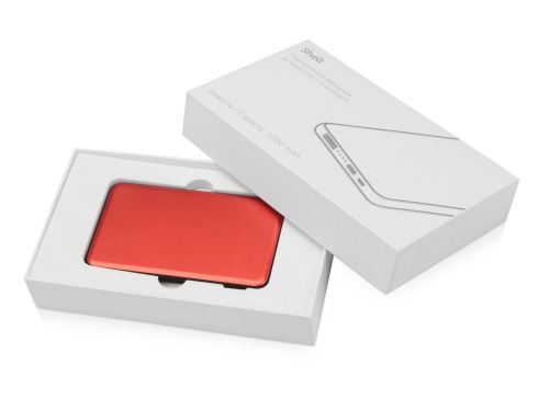 Изображение Портативное зарядное устройство Shell, 5000 mAh красное