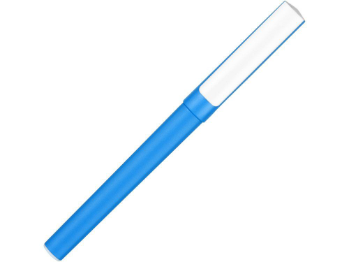 Изображение Ручка-подставка пластиковая шариковая трехгранная Nook голубой
