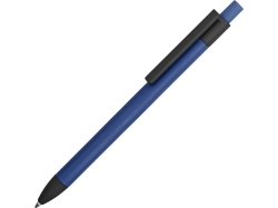 Ручка металлическая soft-touch шариковая Haptic cиняя