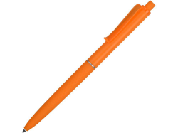 Ручка пластиковая soft-touch шариковая Plane оранжевая