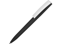 Ручка пластиковая soft-touch шариковая Zorro черная