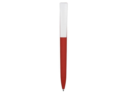Изображение Ручка пластиковая soft-touch шариковая Zorro красная