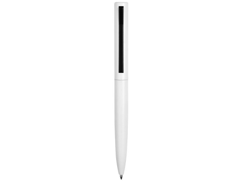Изображение Ручка металлическая шариковая Bevel белая
