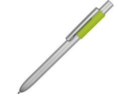 Ручка металлическая шариковая Bobble серо-зеленая