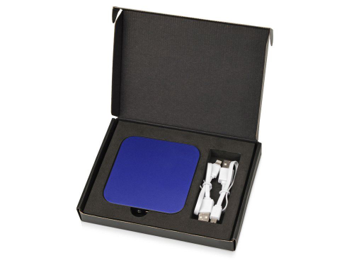 Изображение Портативное зарядное устройство Esquire, 4000 mAh синее, металл