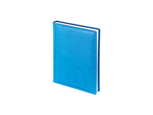 Изображение Ежедневник недатированный А6+ Velvet синий, искусственная кожа