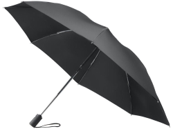 Зонт складной черный, 3 сложения