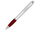 Изображение Ручка пластиковая шариковая Nash бело-красная, чернила черные