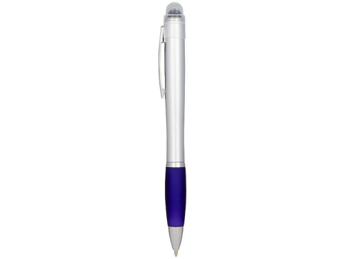 Изображение Ручка шариковая Nash пурпурно-белая, чернила черные