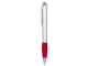 Изображение Ручка пластиковая шариковая Nash белая-розовая, чернила черные