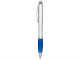 Изображение Ручка пластиковая шариковая Nash сине-серебристая, чернила черные