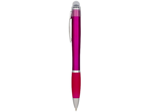 Изображение Ручка пластиковая шариковая Nash розовая, чернила черные