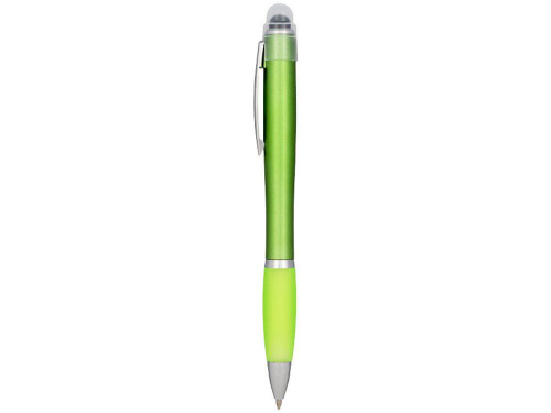 Изображение Ручка пластиковая шариковая Nash зеленая, чернила черные