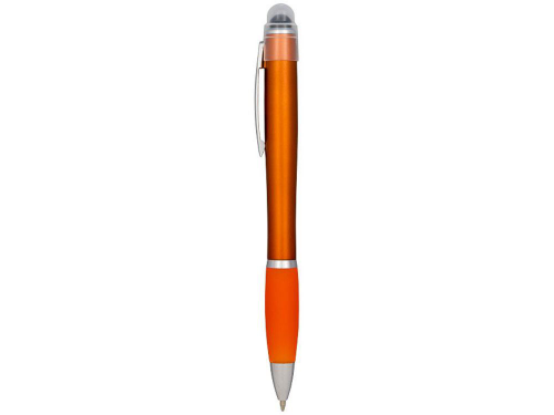 Изображение Ручка пластиковая шариковая Nash оранжевая, чернила черные
